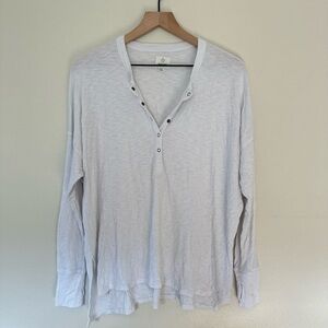AERIE Oversized Henley Top